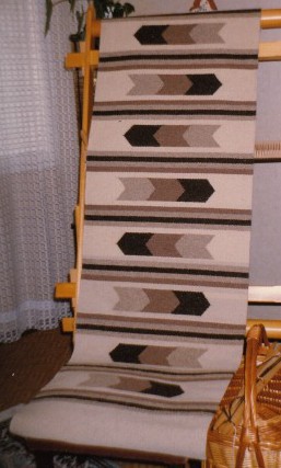 Székely festékes - kézzel szőtt gyapjú faliszőnyeg